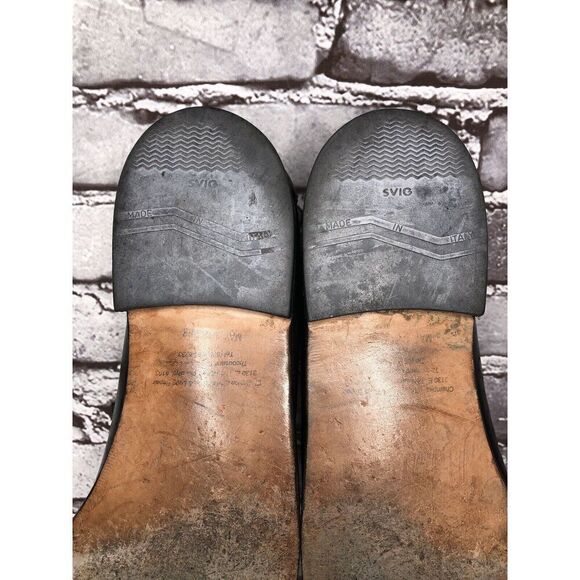 Allen Edmonds Cavanaugh Black Leather Handcrafted Penny Loafers Men’s 10.5 3E US - Picture 15 of 16